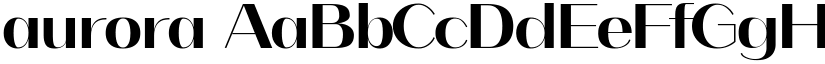 aurora font download