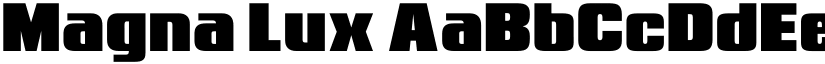 Magna Lux font