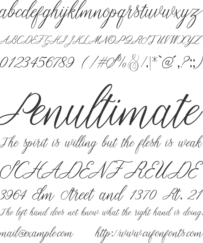 Heralgliph font preview