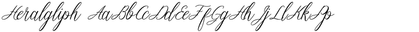 Heralgliph font