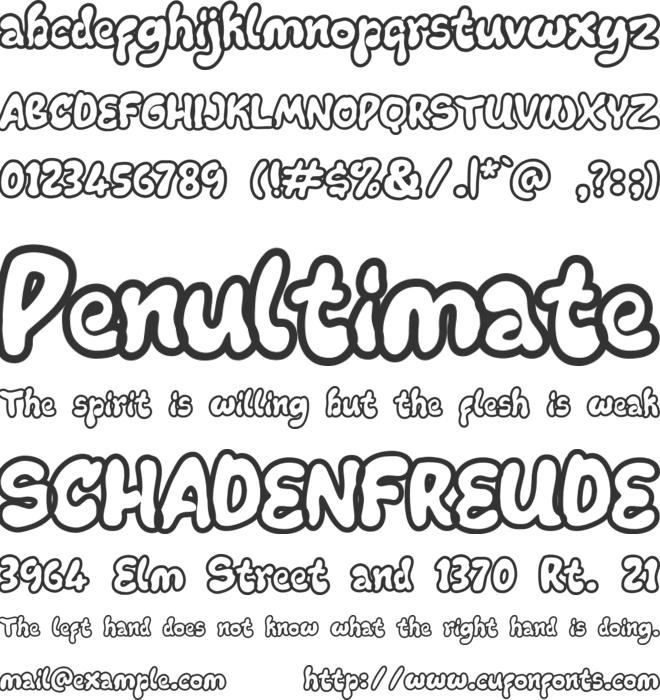 Kookie Kraze font preview