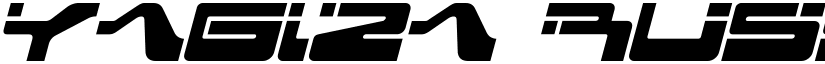 yagiza russian  font download