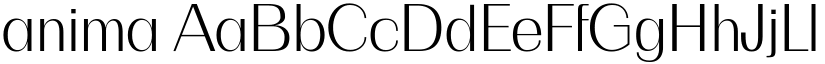 anima font