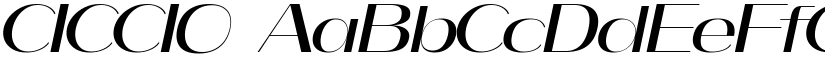 CICCIO font