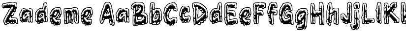 Zademe font