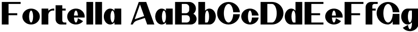 Fortella font download