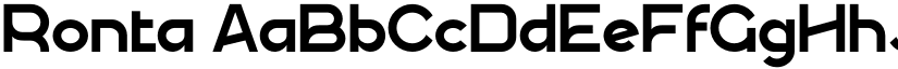 Ronta font