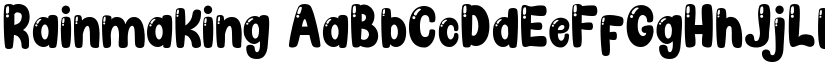 Rainmaking font download