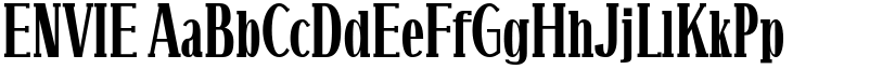 ENVIE font