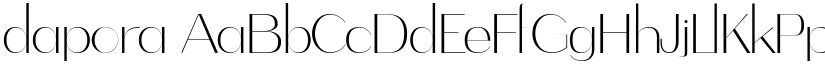 dapora font