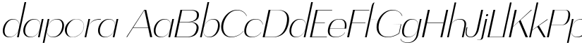 dapora font