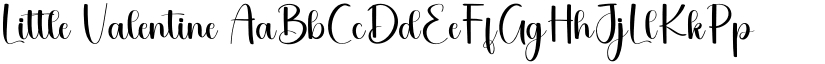 Little Valentine font