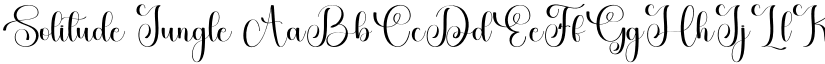 Solitude Jungle font