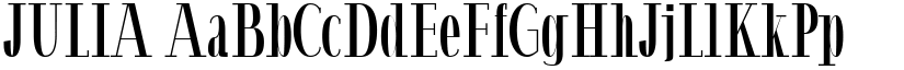 JULIA font download