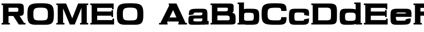 ROMEO font