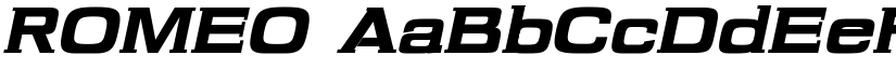ROMEO font download
