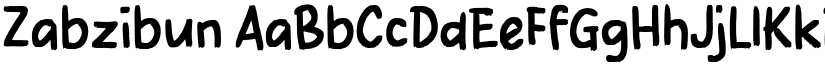 Zabzibun font download