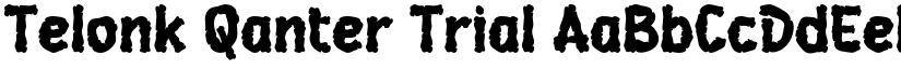 Telonk Qanter Trial font download