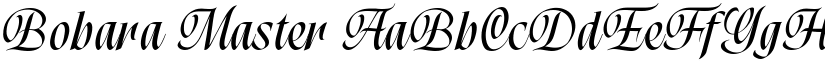 Bobara Master font download