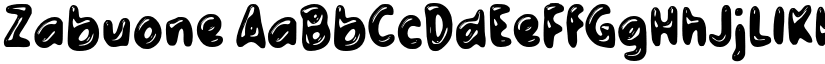 Zabuone font download