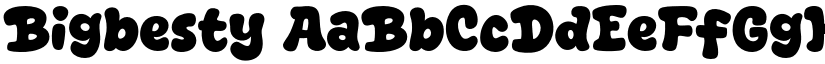 Bigbesty font