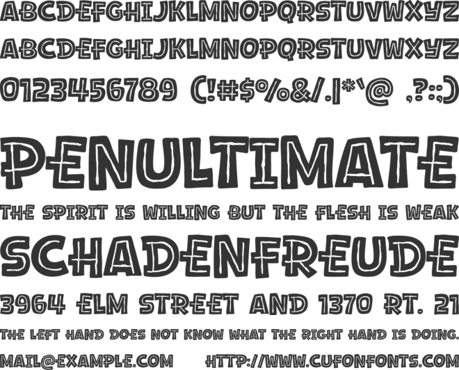 Cozy Autumns font preview