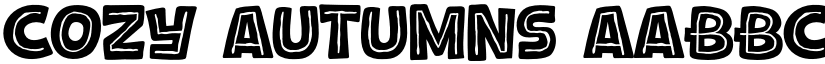 Cozy Autumns font