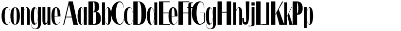 congue font