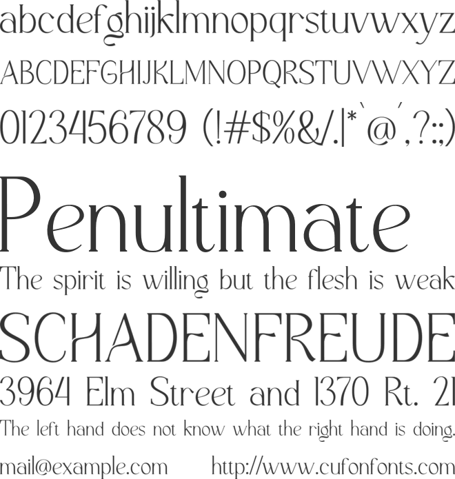 Kingstone font preview