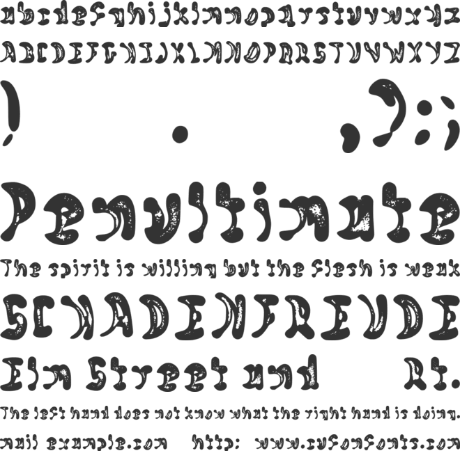 Jollification font preview