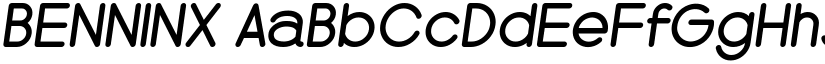 BENNINX font