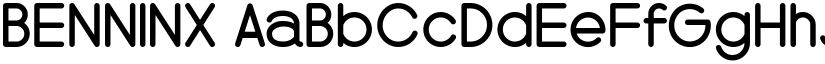 BENNINX font