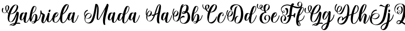 Gabriela Mada font download