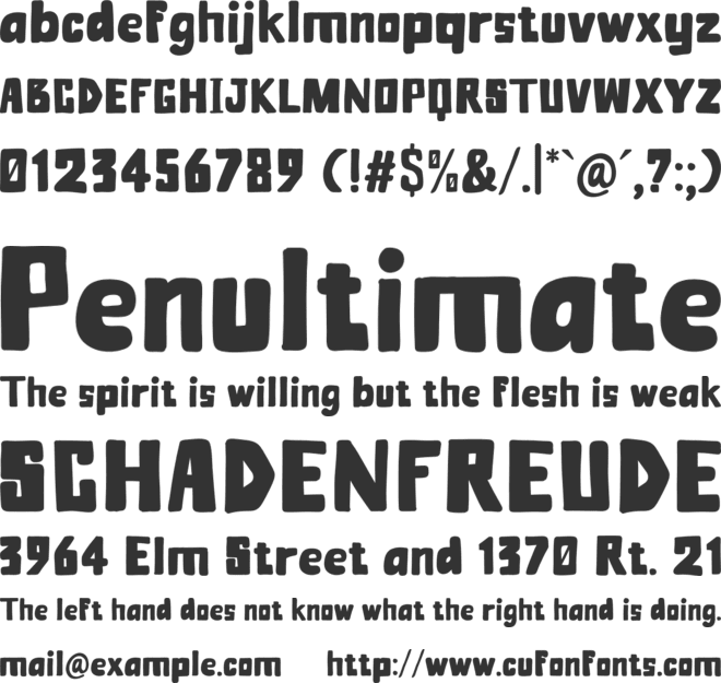 Blok Blokan font preview