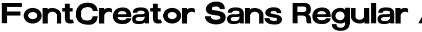 FontCreator Sans Regular font