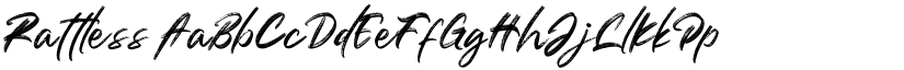 Rattless font