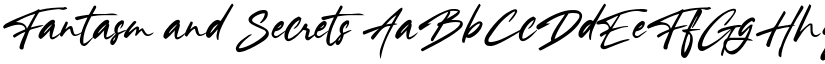 Fantasm and Secrets font
