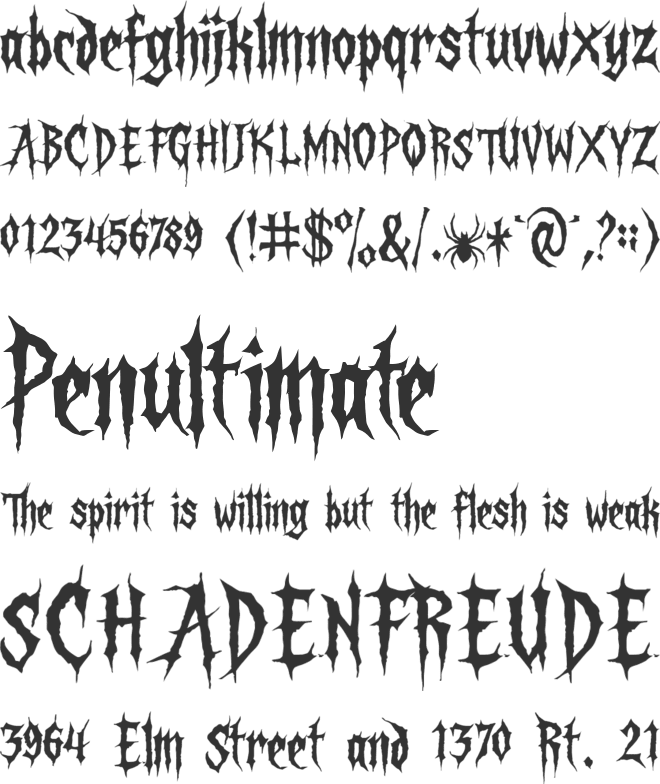 DraculitoS_ font preview