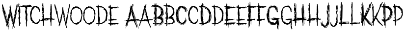 Witchwoode font download