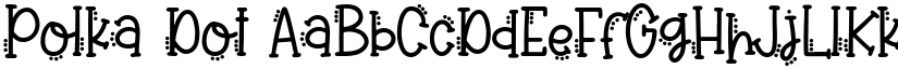 Polka Dot font download