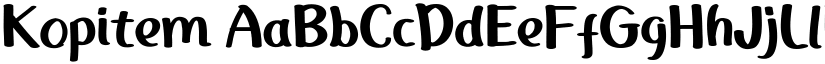 Kopitem font download