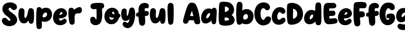 Super Joyful font