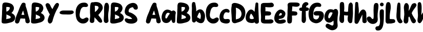 BABY-CRIBS font