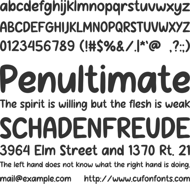 GELEMBUNG font preview