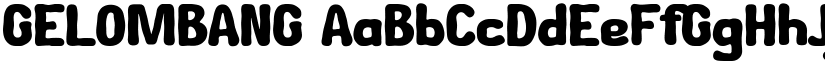 GELOMBANG font download