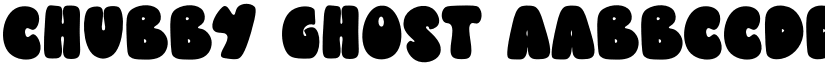 Chubby Ghost font