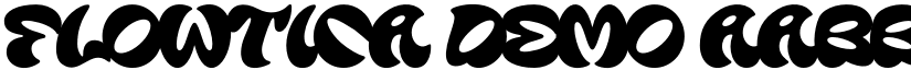 Flowtica Demo font
