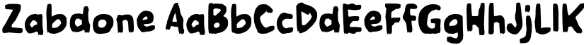 Zabdone font download