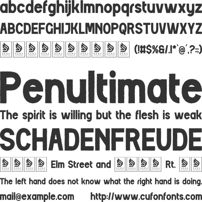 Ambara Djiwa font preview