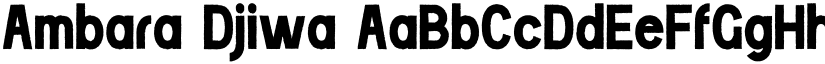 Ambara Djiwa font download